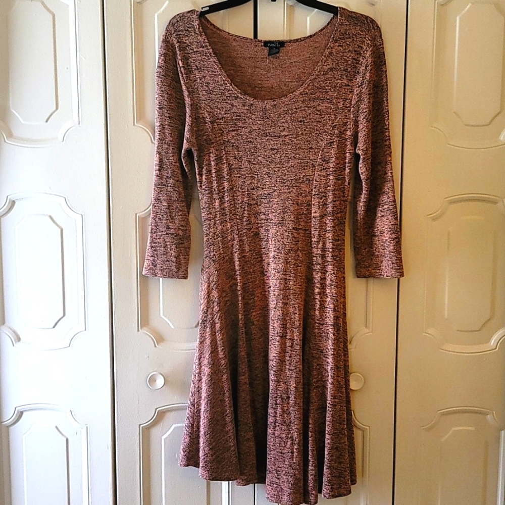 Scoop Neck Pink & Black Rue 21 Dress